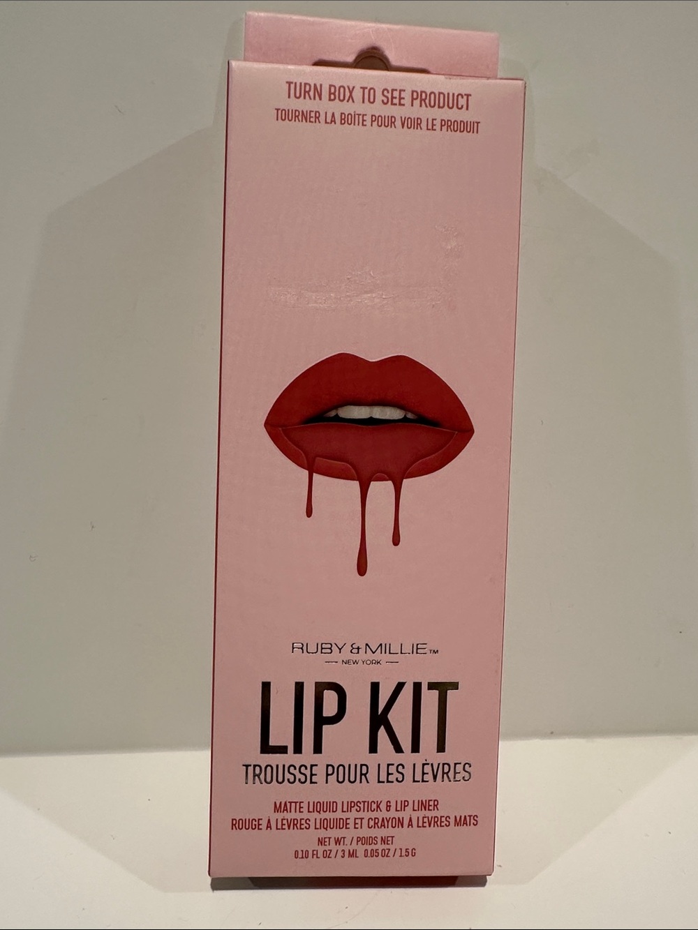 Ruby & Millie Lip Kit with Matte Liquid Lipstick & Lip Liner.